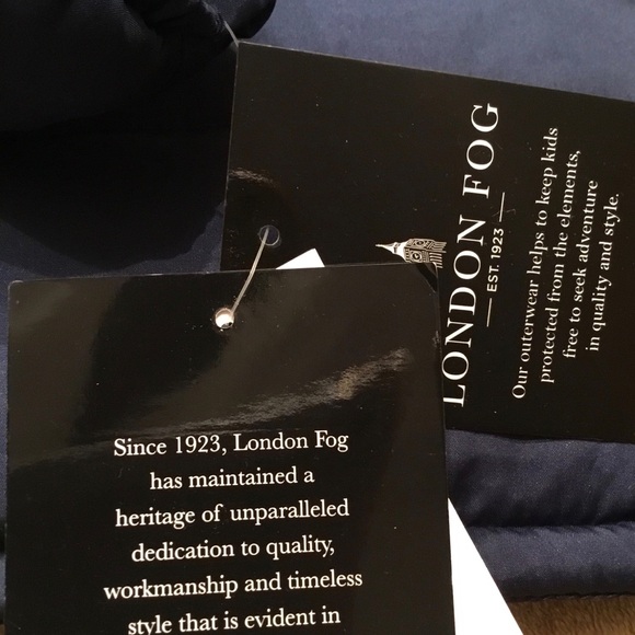 🆕 Designer / London Fog / Fall / Winter / Coat / NWT / Navy and Lime Green 🆕😎 - Picture 5 of 15